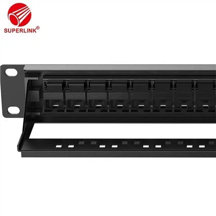 Pris Ffatri Gwerthu Poeth CAT6 24port Rhwydwaith FTP Panel Dosbarthu Panel Patch