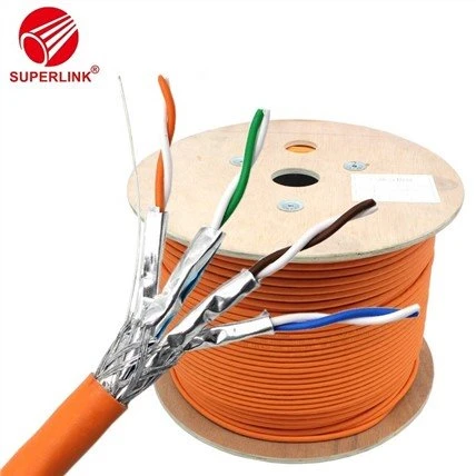 Gwneuthurwyr Cyflymder Uchel Price Lan Cable FTP CAT6A 4 Parau 8 Cores Rhwydwaith Cyfrifiaduron Ethernet