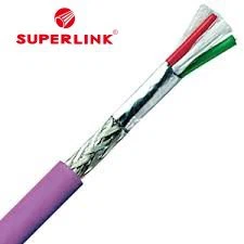 Cable Profibus DP Cebl Cyfathrebu Cysgodi Craidd Deuol